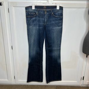 Citizens of Humanity wide leg jeans size 30 Style Dita petite bootcut Leg